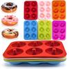 6 Hole Silicone Donut Mold DIY Cookie Chocolate Mould Non-Stick Cake Dessert Bakeware Heat Resistant Baking Pastry Tools