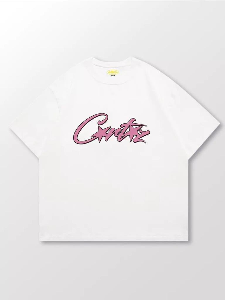 T-shirt en coton oversize avec imprimé Corteiz