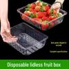 Disposable Transparent Rectangular Takeaway Containers (100-Pack)
