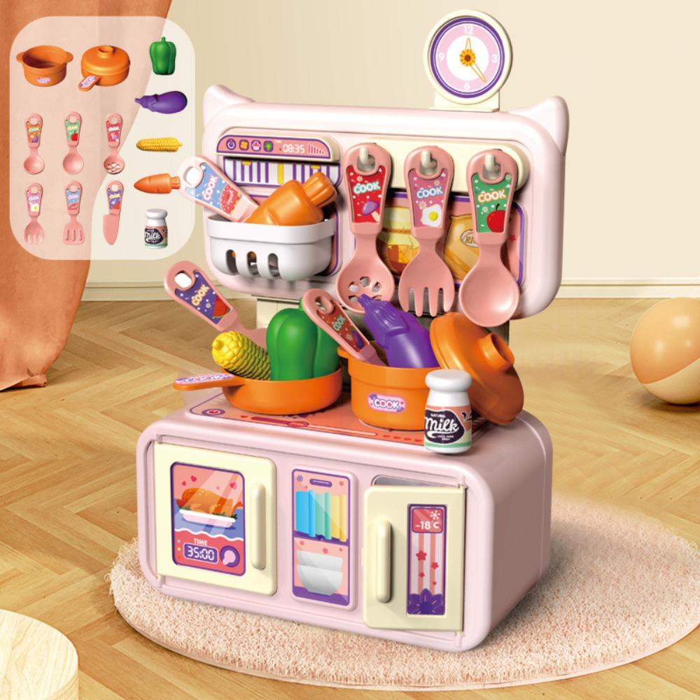 Simulated Kitchen Counter Play Set Mini Pretend Play Role Toys  Boys Girls