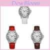 Fashion Lady Quartz Watch With Leather Strap For Casual Wear