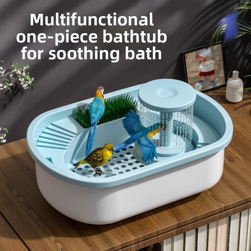 Electric Parrot Bathroom Large Bathtub Birdcage Box New Bird Bathroom Household