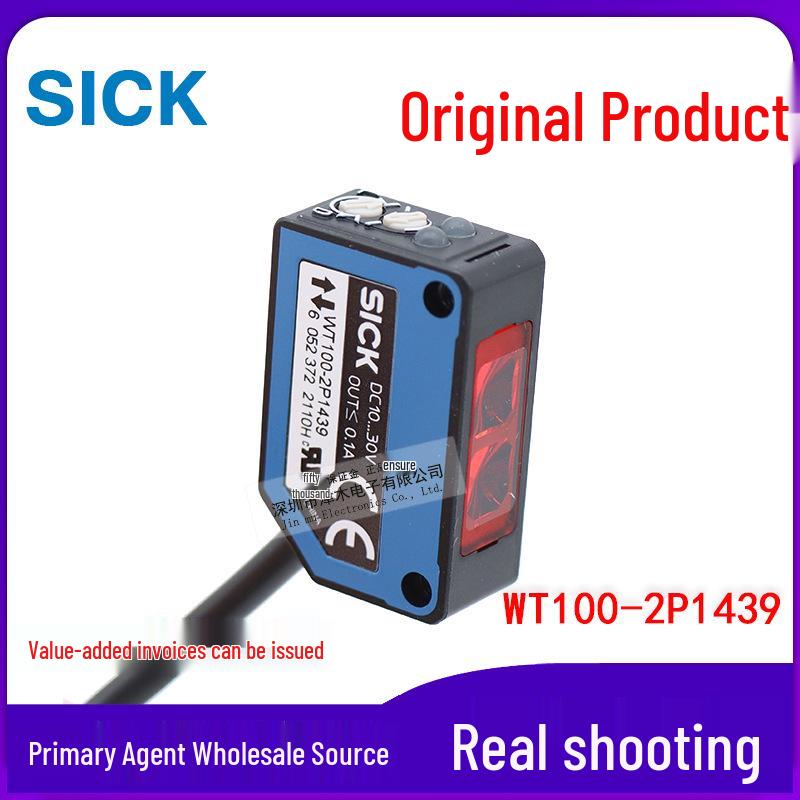Original Photoelectric Switch WT100-2P1439 (Replaces WT100-P1432) PNP Through-beam Sensor