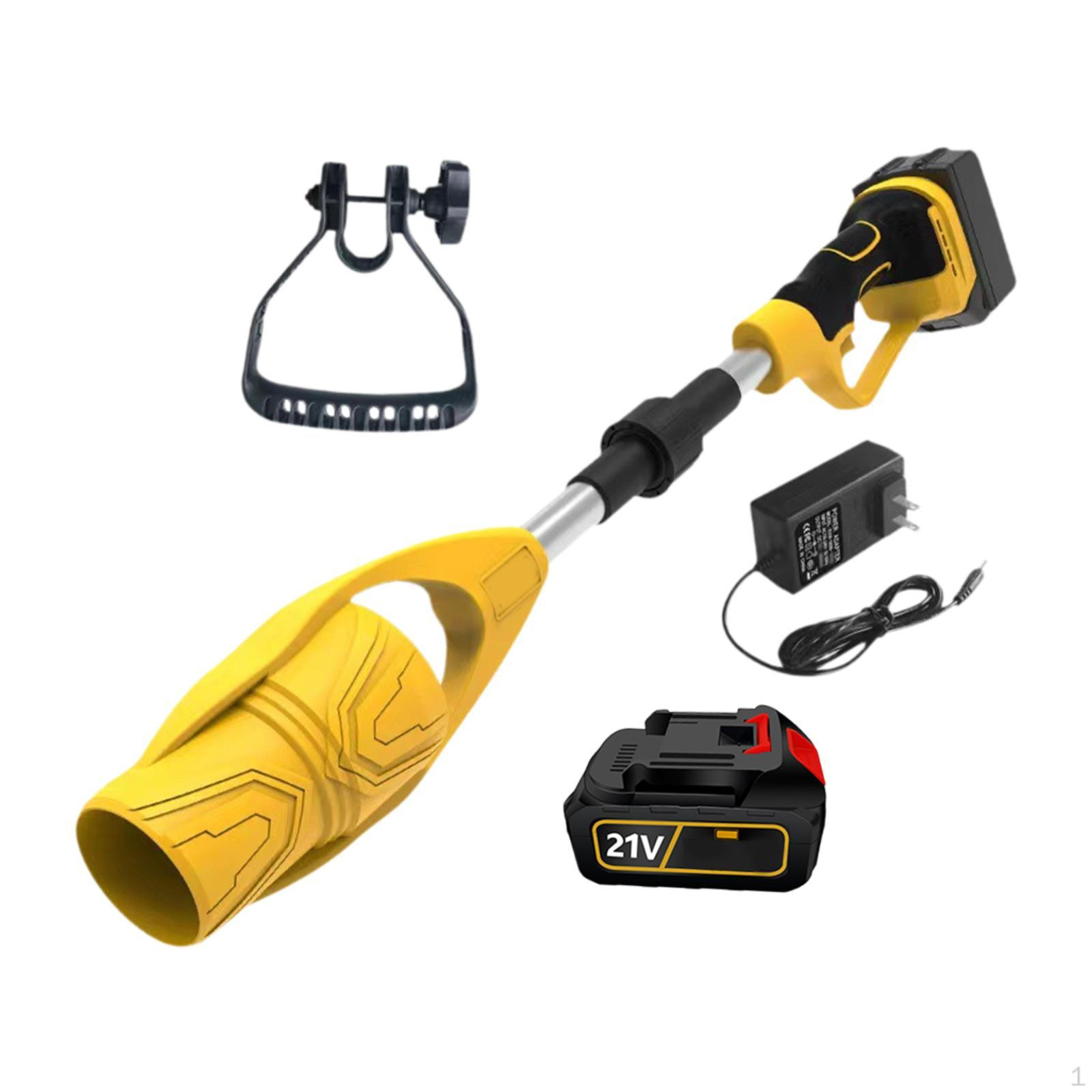 

Компактная беспроводная воздуходувка с эргономичным дизайном для сада жёлтый