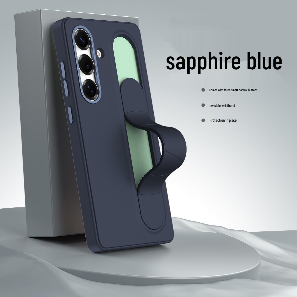 

Шкіряний чохол для Samsung S25 Ultra: Преміальна підставка та браслет на зап ястя з повним покриттям для S23U, S24 S26Ultra