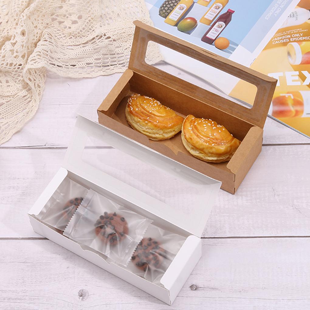 Rectangle Wedding Party Favor Gift Box Portable Storage Boxes with Lid Cake Packaging Case Home Kitchen Bakery