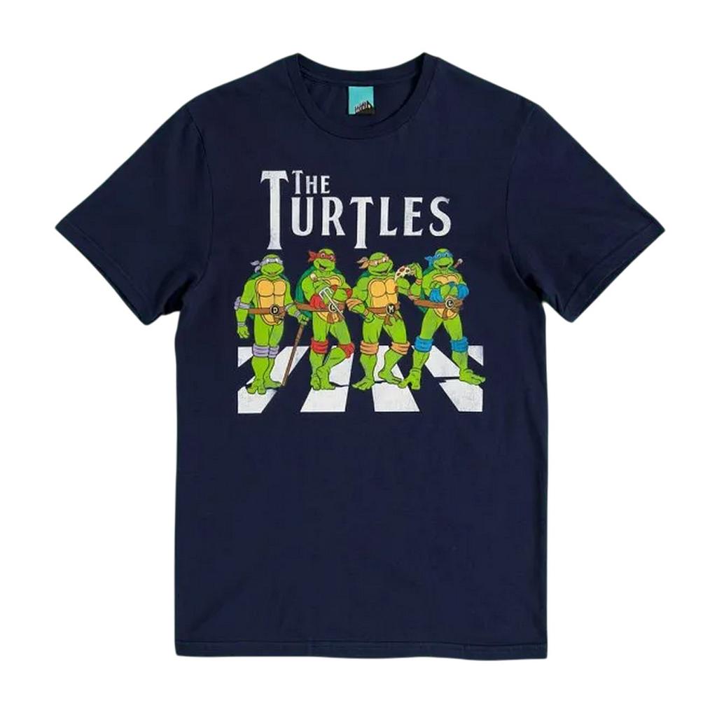 Teenage Mutant Ninja Turtles Unisex Adult Abbey Road T-Shirt