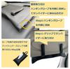 Inspected In Stylish Hanging Tissue Case for and Compatible with Boxes and Boxless PU Leather Black Visor [100% Japan] Cars, Headrests, Kitchens,