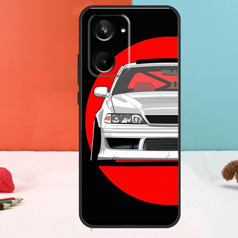 

Cartoon Car JDM For Realme 11 12 Pro Plus 9 10 GT5 GT3 GT Neo5 C35 C31 C30 C33 C51 C53 C55 C21Y C25s Case Realme 9Pro Plus