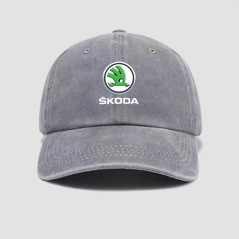 JKFB8 Cappellino da Baseball alla Moda con Visiera Cappello da Sole Unisex Regolabile Cappello Parasole Per Skoda Octavia 2 A5 A7 Superb Rapid Yeti Kodiaq Fabia