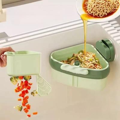 Suction Cup Sink Strainer Basket  Hands Food Residue Filter Dry - Wet Separation Kitchen Storage Organizer Residue Filter Basket
