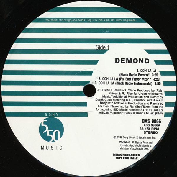 12inch Record DEMOND - Ooh La La BAS9966 550 Music 1997 US Rap & Hip-Hop/R&B Used