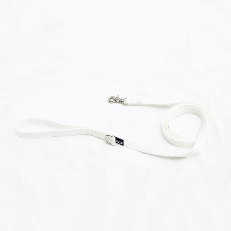 White Basic Leash