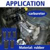 80-160 Pcs Black Rubber Vacuum Dust For Caps- Assortment Kit For Car Carburetor Valves And Ports, Mixed Sizes, Dust Seal