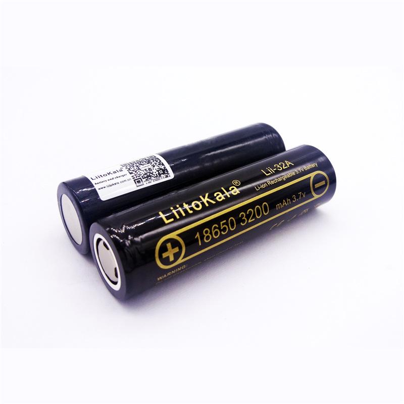 LiitoKala Lii-32A 18650 3200mAh 3.7V Rechargeable Lithium Battery