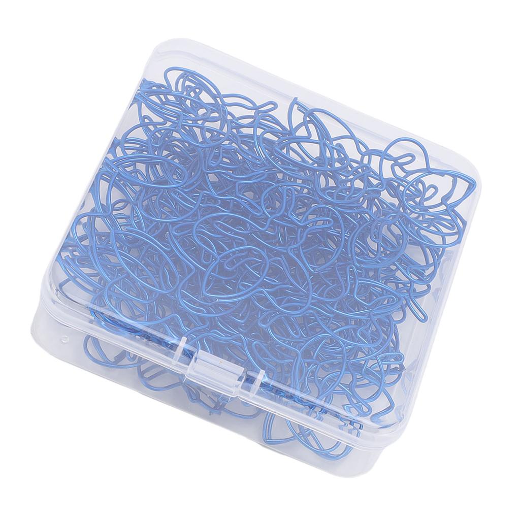 80Pcs Bee Shaped Paper Clips Iron Multifunctional Cute Paperclips for Scrapbooks Calendars Files