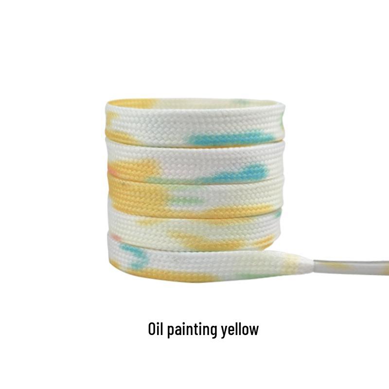 Tie-Dye Shoelaces for Board, Casual, Canvas Shoes, Sports, AJ, Air Force 1