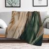 Corn Husk and Hessian Fabric No5 Throw Blanket Luxurious Soft Fuzzy Blanket for Sofa Bed