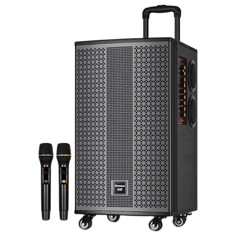 Newman K33 12-inch Portable Bluetooth Trolley Speaker CN Plug (adapter Included)