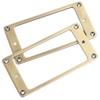 2Pcs Electric Guitar Pickup Frame Zinc Alloy Humbucker Pickup Mounting Ring Set 2 X 2mm Bronze
