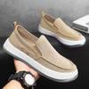 Spring and summer new casual men's shoes trendy versatile sailing shoes breathable wear-resistant lightweight canvas shoes