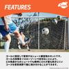 Soccer Shooting Practice Net Large Control Shot Training for Large Goal Control Shot Goal Rebound Wall Kick Goalkeeper Role A-ITEM (for Goals) -