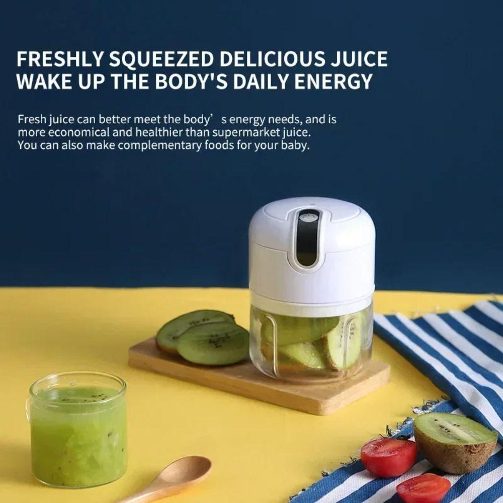 Electric Garlic Chopper Masher Food Mixer Household Garlic Grinder  for Pepper Meat