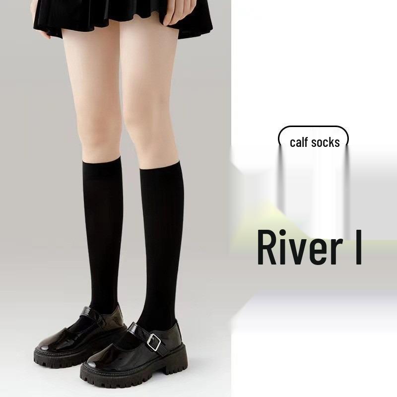 Dámské nadkolenky prodyšné kompresní ponožky - Odolné proti zápachu a odvádějící pot pro jaro a podzim