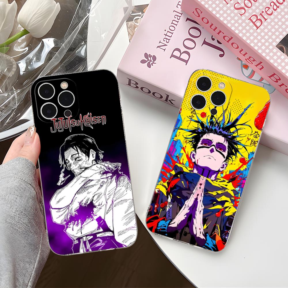 Jujutsu Kaisen Yuta Okkotsu Phone Case for iPhone 17 16 15 14 13 12 11 X XR XS Air Pro Max Plus Mini Clear Colorful Cover Pretty