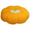 Plush Pumpkin Floor Cushion - Super Thick Tatami Seat Pad with Back Support, Soft Coral Fleece Pouf for Bedroom, Living Room & Bay Window