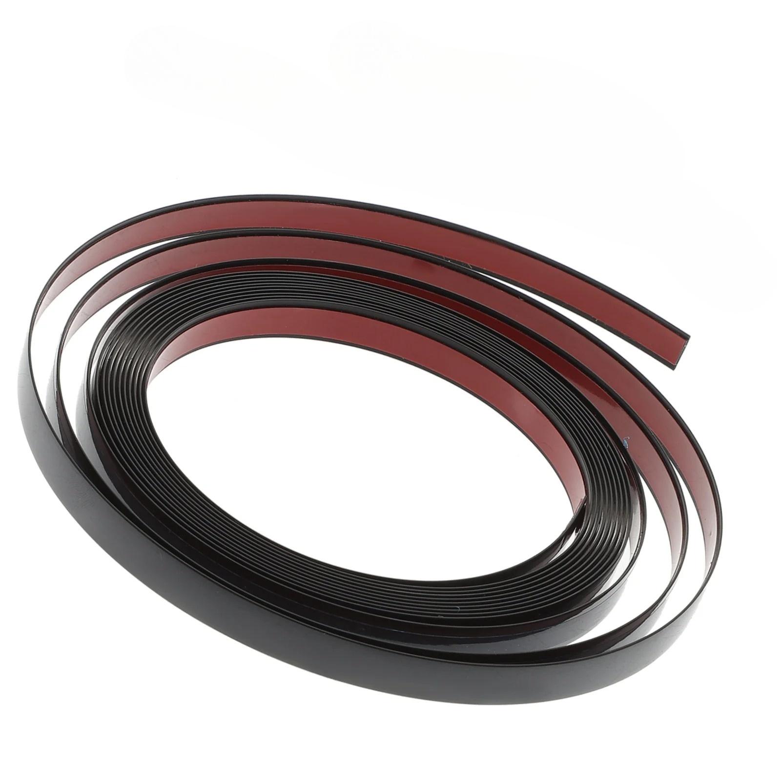 

1PC 5Mx2cm self-adhesive glossy decorative strip, glossy decorative strip, gap covering glossy decorative strip чёрный