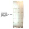 Yousheng Sheer Curtain Floral Embroidered Semi-transparent Fabric Diffuses Light Home Decor Window Curtains for Living Room