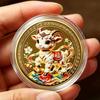 Year Of The Goat Souvenir Coins 2027 Zodiac Goat Collectible Coins New Year Gift Goat Metal Crafts Art Display Decor