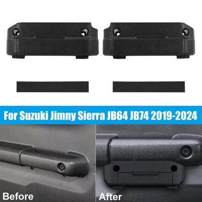 2Pcs Black ABS Plastic Door Armrest Storage Box for Suzuki Jimny Sierra JB64 JB74 2019-2024