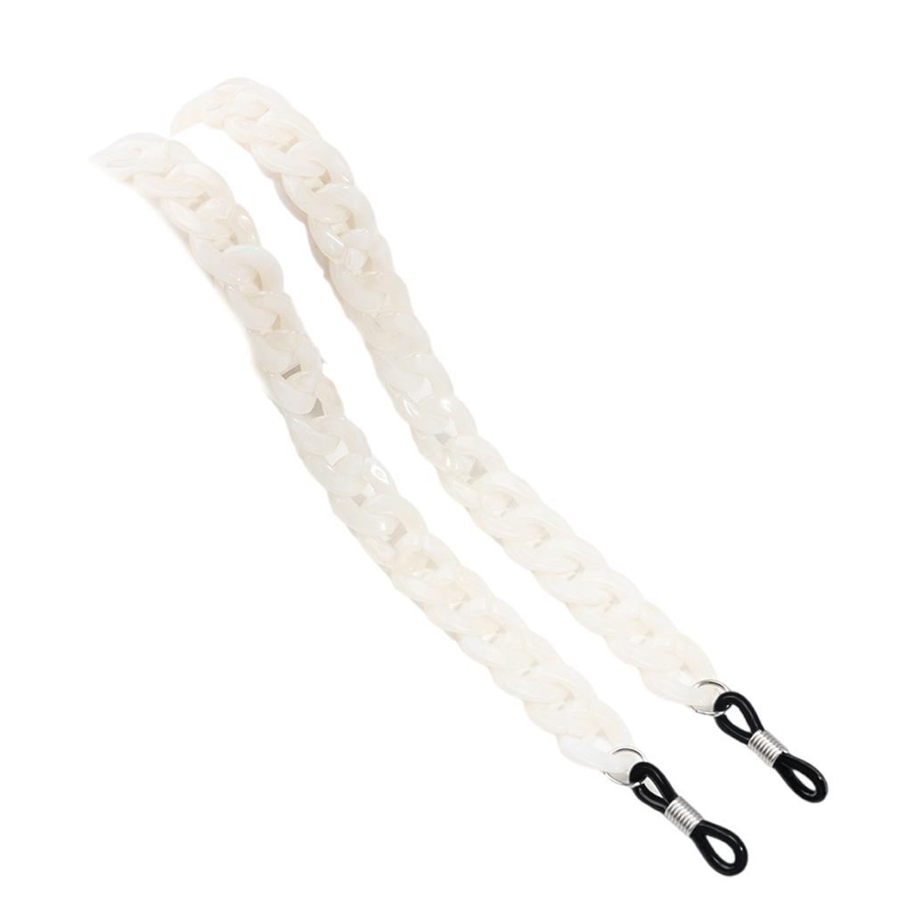 Vibrancy Acrylic Eyewear Chain Glasses Retainer Strap For Active Lifestyles Stylish Glasses Holder Eyeglasses Accessory