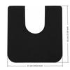 4 Pack U Shaped Toilet Mat Non-Slip Stability Bathroom Mat Durable Toilet Rug  Guest Bathroom
