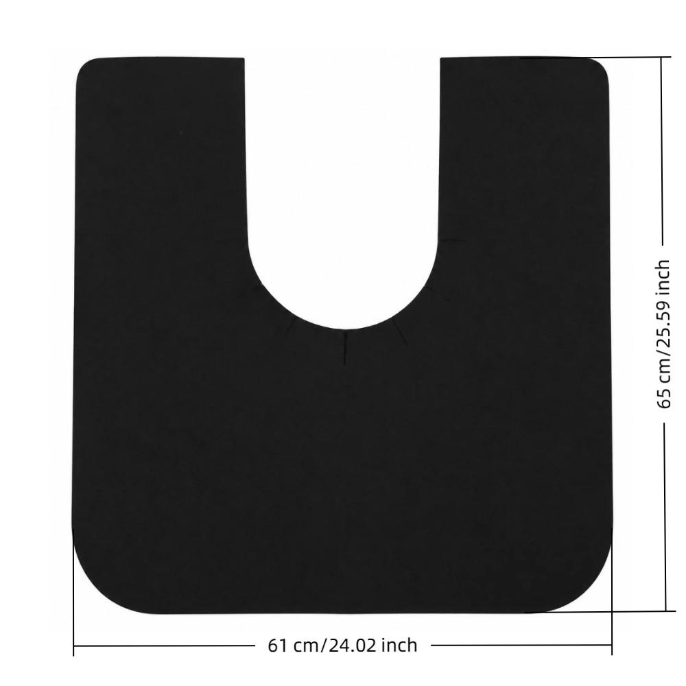 4 Pack U Shaped Toilet Mat Non-Slip Stability Bathroom Mat Durable Toilet Rug Guest Bathroom