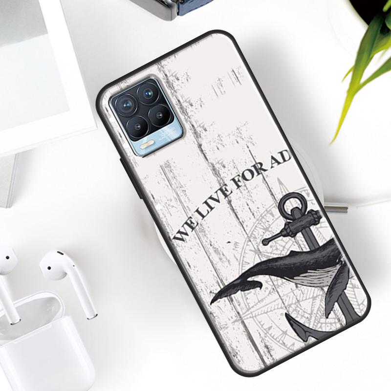 Japanese Pub Wave Anime Art Case For Realme 15 14 11 12 13 Pro Plus GT7 Pro GT6 C55 C51 C53 C35 C33 C61 C65 C67 C71 C75