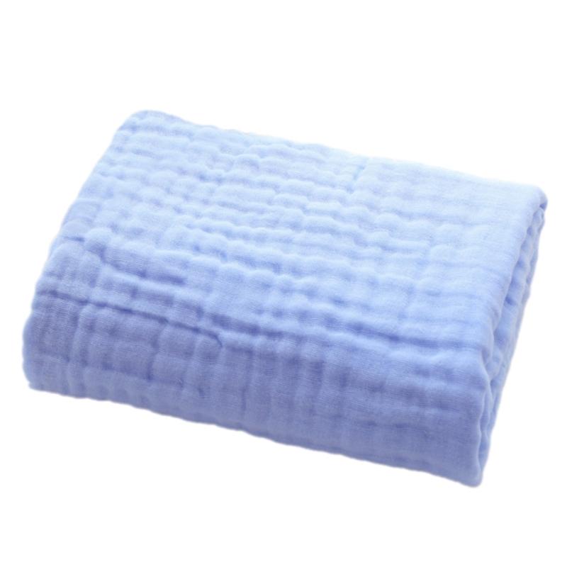 

Хлопковое детское банное полотенце Нежная хлопковая пеленка для детей Мягкое и впитывающее Детское одеяло класса А Подарок для душа новорожденного синий