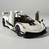1:24 KNSG Jesko Supercar Diecast Model Alloy Metal Car Pull Back Light & Sound Collection Hobby Decoration Ornaments Present Boy