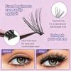 12 Rows Bond and Seal 3D Faux Mink Lash Wispy Style Fake Eyelash False Eyelashes  Eye Lash Extension