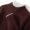 Fanzhen Men's Thickened Half-Turtleneck Cashmere Blend Sweater