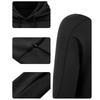 Men's Casual Breathable Hooded Sun Protection Long Sleeve Shirt Lightweight Athletic Pullover with Adjustable Drawstring Hood for Outdoor Activities
