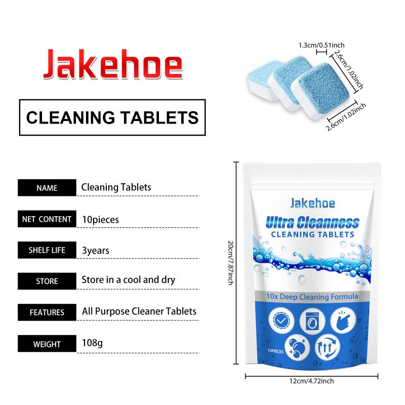 Cleaning Effervescent Tablets Powerful Multi Surface Stain Remover Long Lasting Deodorizer for Home Office Fish Tank