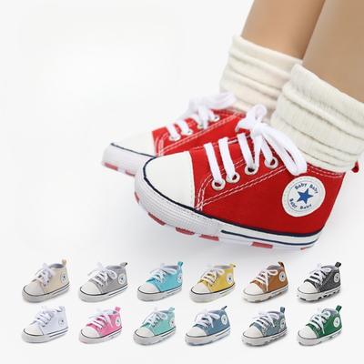 Anti-slip Shoes, Canvas Shoes, Baby Soft-soled Baby Walker Shoes