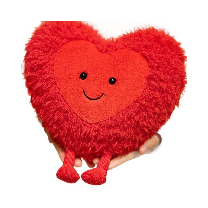 Heart-Shaped Rose Bouquet Plush Doll - 2025 Valentine's Day Gift for Girlfriend
