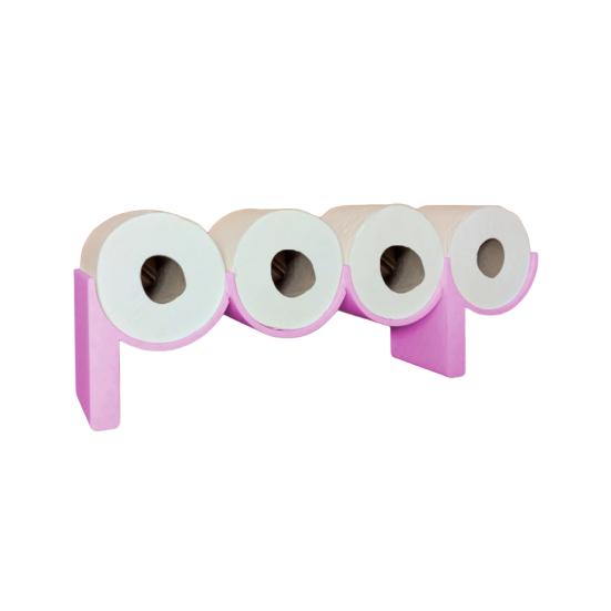 Yousheng Poop Toilet Paper Holder Decorative Toilet Paper Dispenser Toilet Roll Holder Holds 4 Rolls for Bathroom Decor Housewarming Gift