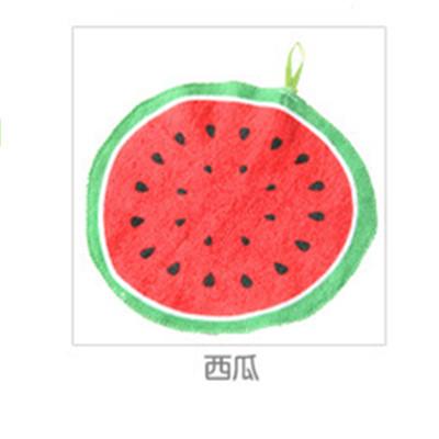 

3pcs Fruit Shape Microfiber Cloth Towel Kitchen Dishcloth Hanging Absorbent Soft Cleaning Wiping Rags For Home Cleaning Tool