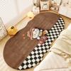 Girly Style Carpets for Living Room Cute Animals Bedroom Decor Carpet Fluffy Soft Irregular Bedside Rug Home Plush Floor Mat