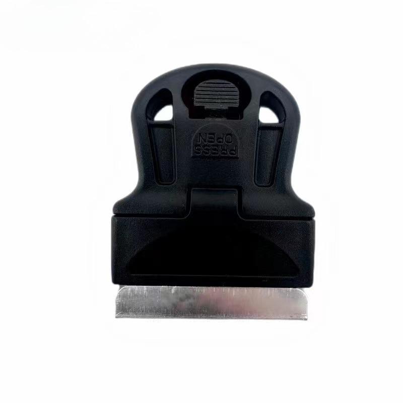 Mini Plastic Scraper for Removing Stickers, Paint, and Old Glue, As Well As Glass and Car Window Film Adhesive Remover